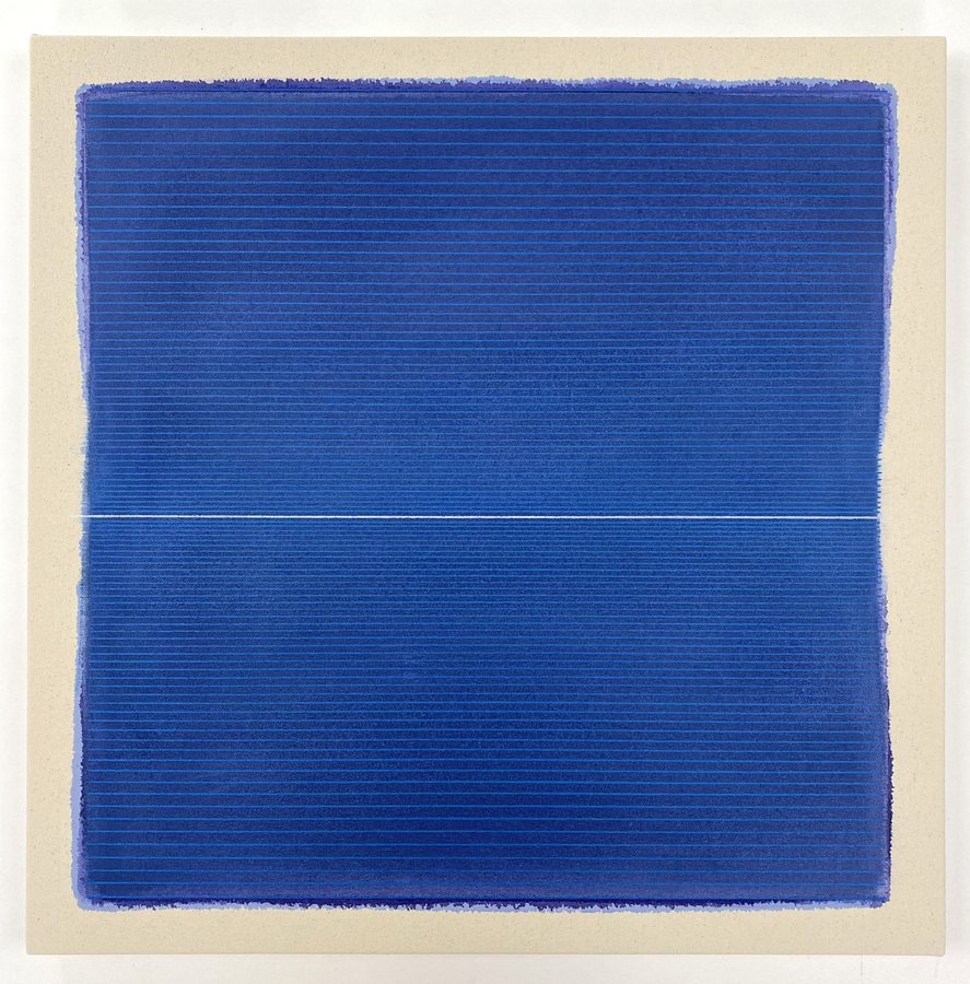 Ocean dreaming I, 2026, Acrylic and paint pen on canvas | wood panel