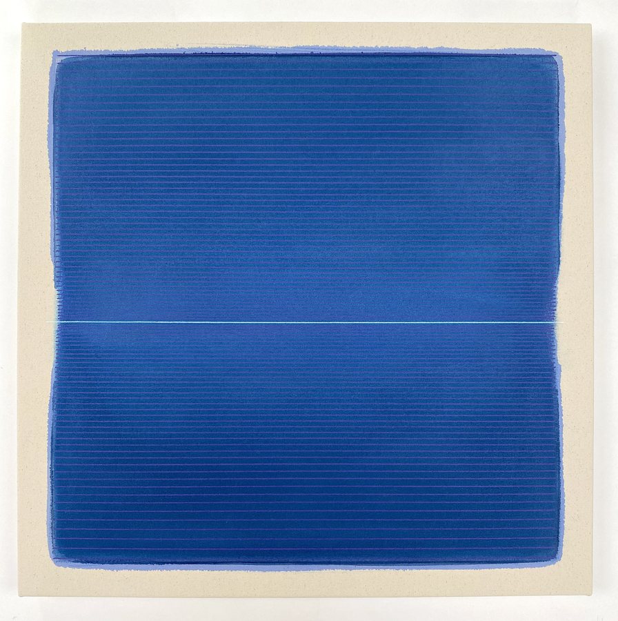 Ocean dreaming II, 2026, Acrylic and paint pen on canvas | wood panel