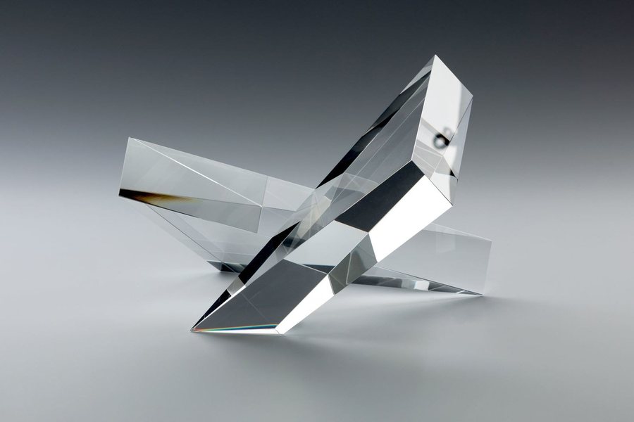 Two Parts, 2017, Glass
