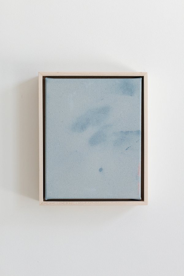 Sea Air Series: Blue, 2026, Mixed media | Raw canvas