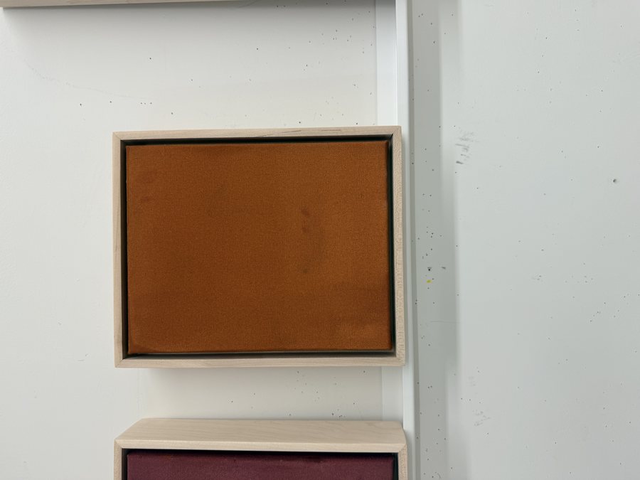 Sea Air Series: Brass, 2026, Mixed media | Raw canvas