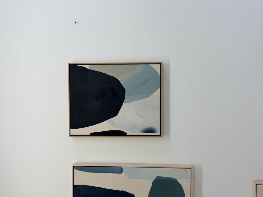 Sea Air Series: Coastline, 2026, Mixed media | Raw canvas