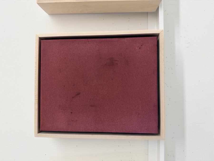 Sea Air Series: Plum, 2026, Mixed media | Raw canvas