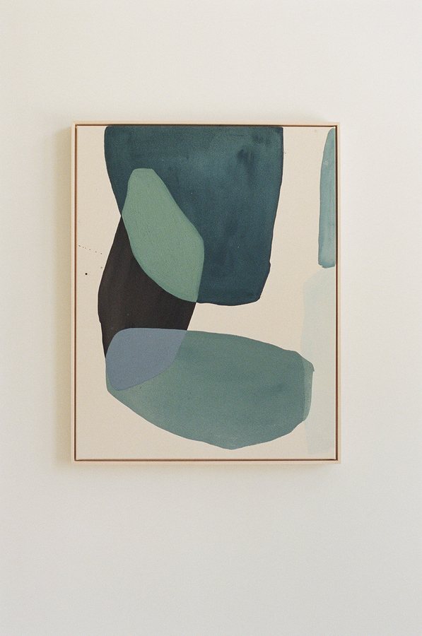 Sea Air Series: Sea Salt, 2026, Mixed media | Raw canvas