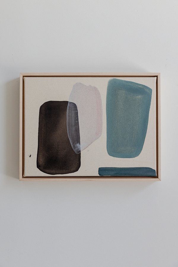Sea Air Series: Sea glass, 2026, Mixed media | Raw canvas