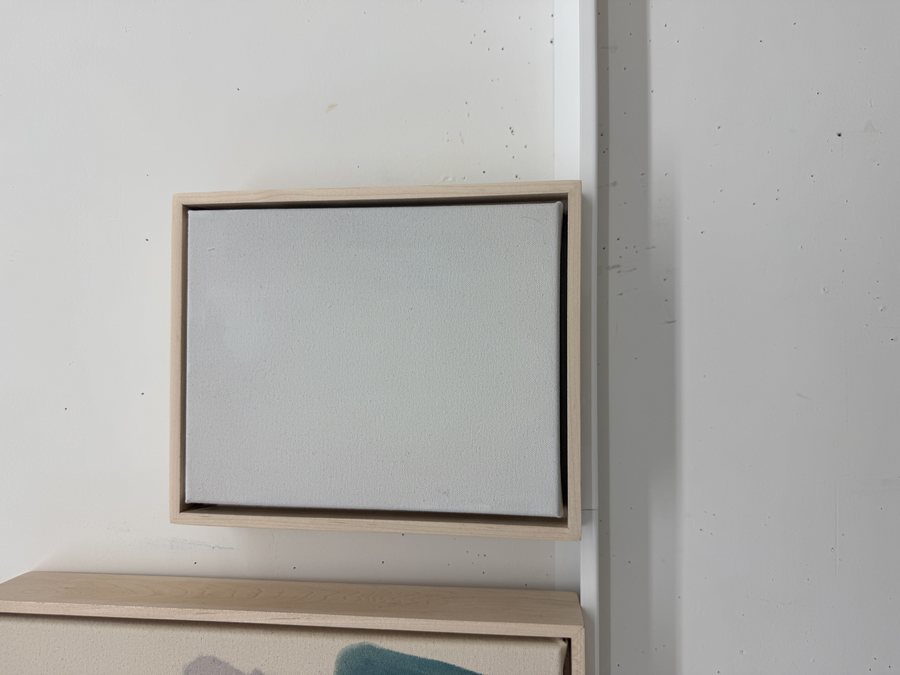 Sea Air Series: White, 2026, Mixed media | Raw canvas