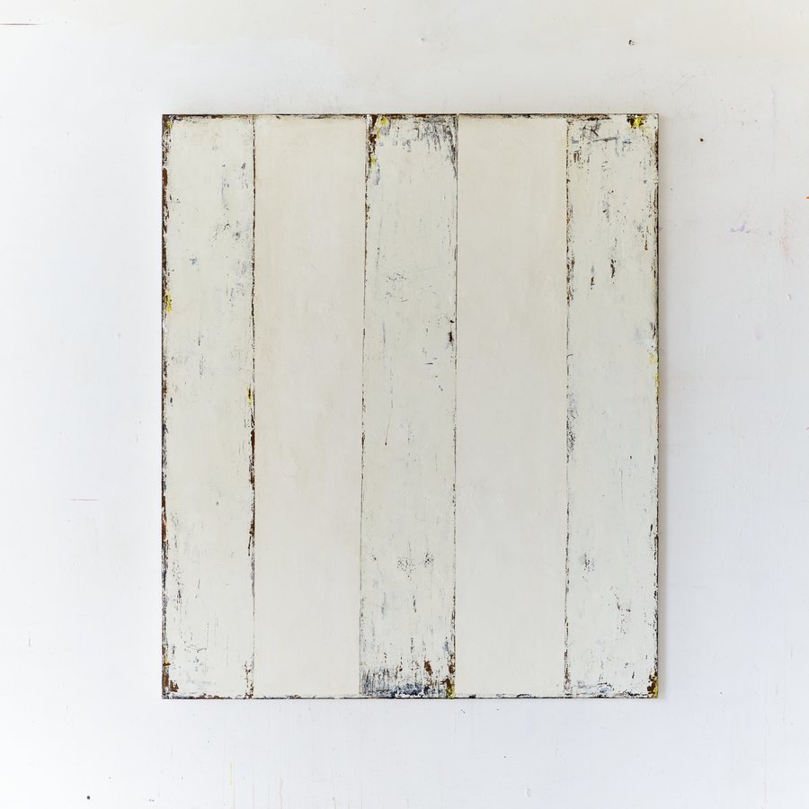 Set the record straight, 2024, Cold wax | acrylics | canvas