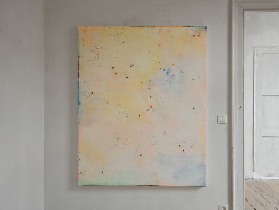 A world of possibilities, 2026, Cold wax | acrylics | wood