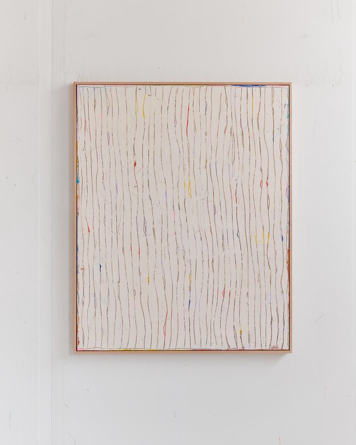 Just a trace, 2026, Cold wax | acrylics | canvas