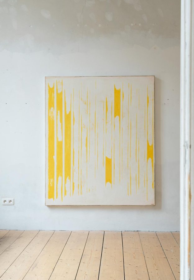 My beautiful place under the sun, 2026, Cold wax | acrylics | wood