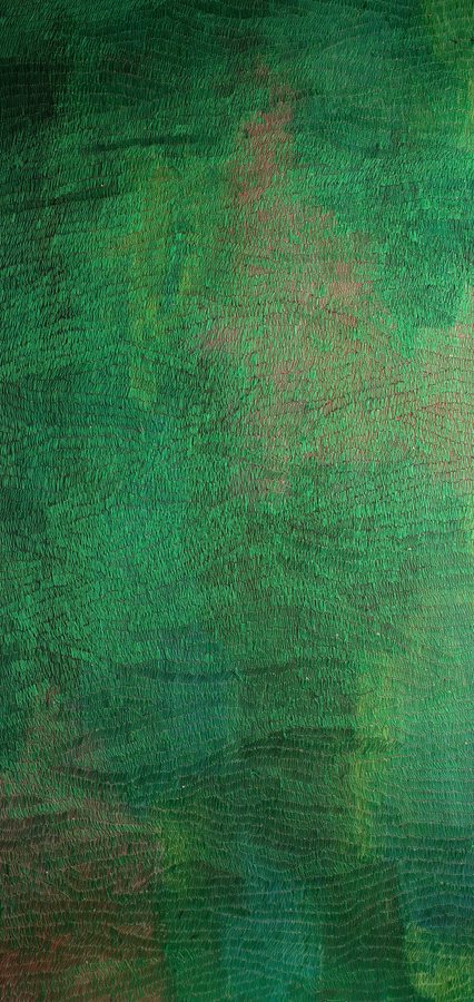 Jardín vertical, VII, 2022, Acrylic | thread embroidery | canvas