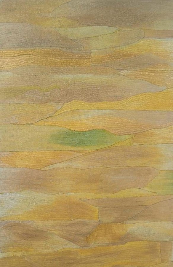 Campos de Trigo, 2025, Collage | embroidered paper