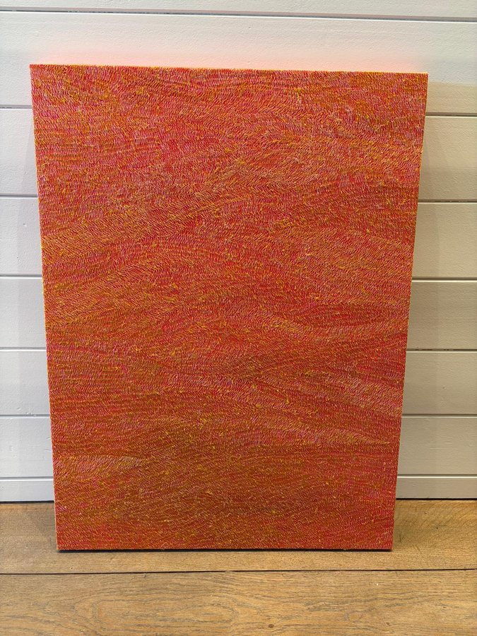 Viento de sol rasante X, 2025, Acrylic | thread embroidery | canvas