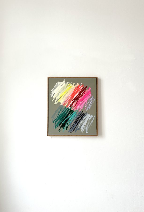 Disco 1, 2025, Acrylics on canvas