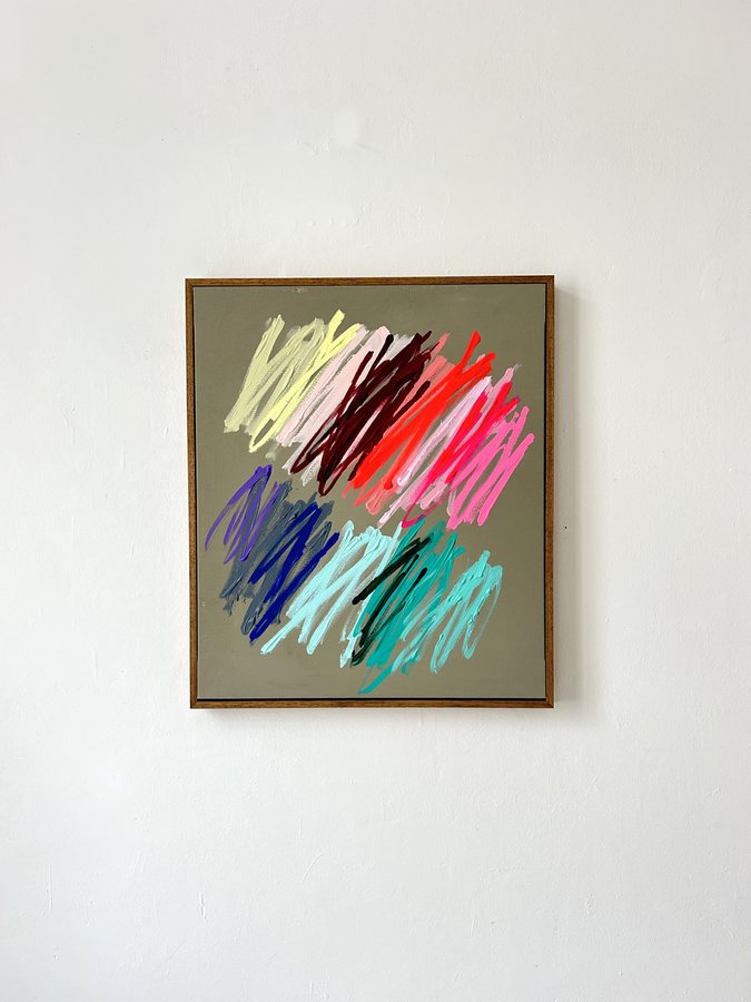 Disco 3, 2025, Acrylics on canvas