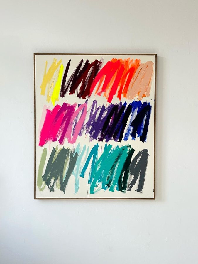 Mix and match, 2025, Acrylics on canvas