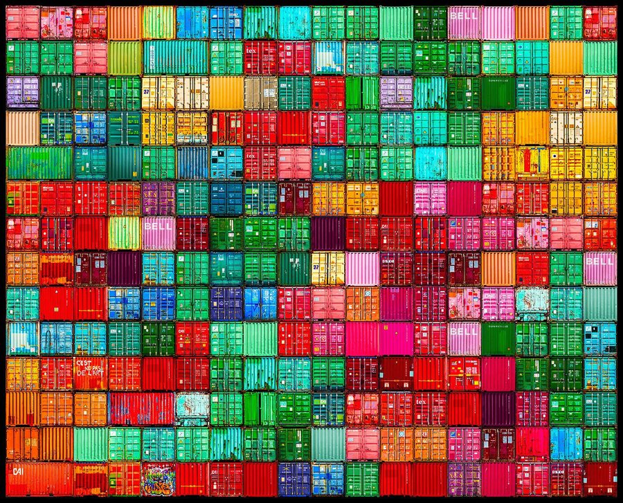 Portside pixels, 2025, Photography, baryta-paper, edition print