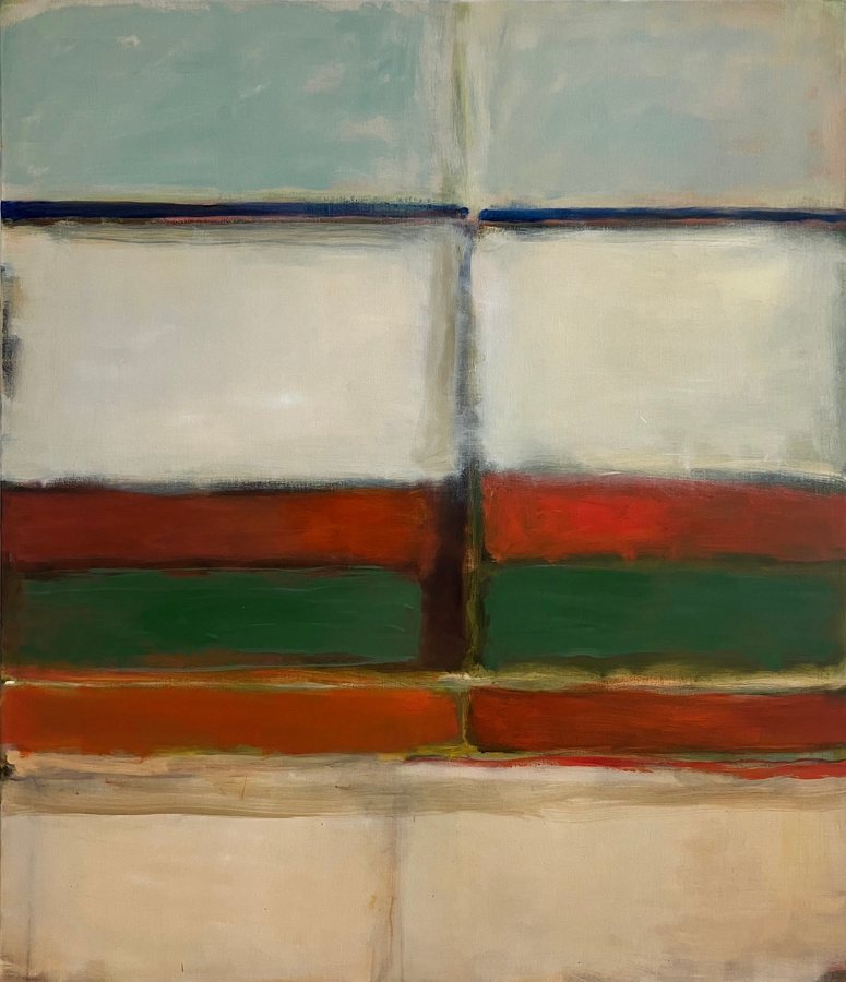 AL24-22, 2024, Alkyd on linen