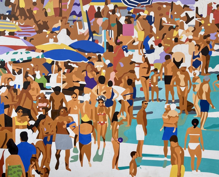 August gathering, 2025, Oil on linen