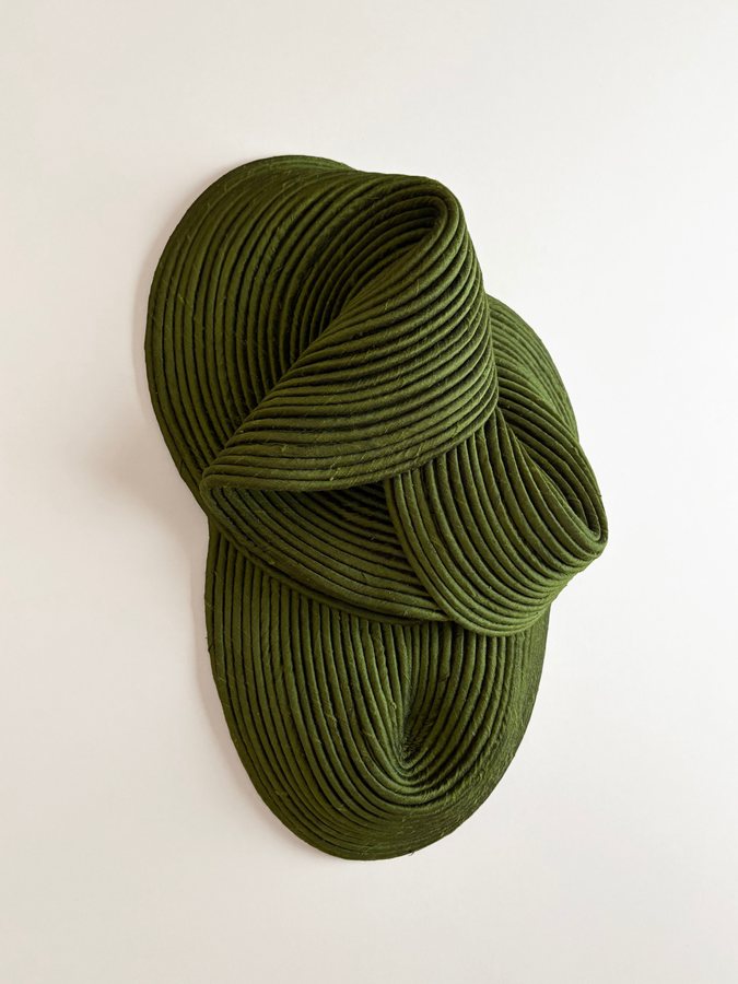 Forest, 2025, Raw silk with cotton cord filling | Backing hardened
