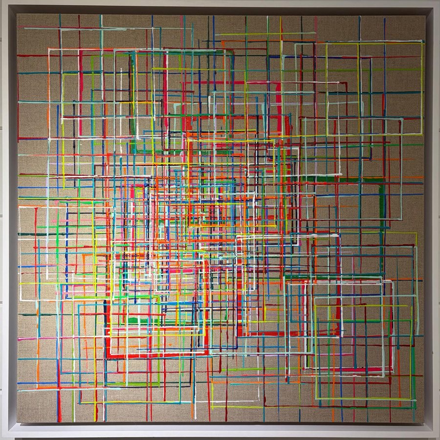 Labyrinth, 2026, Acrylics | Flemish Caravaggio linen