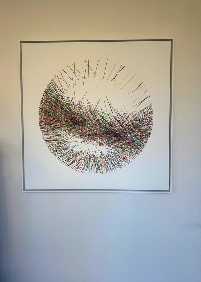 Pins and Needles, 2026, Acrylics on canvas