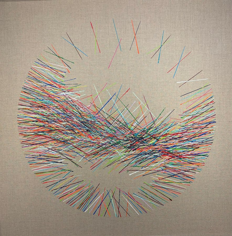 Pins and Needles, Fines, 2026, Acrylics | Flemish Caravaggio linen